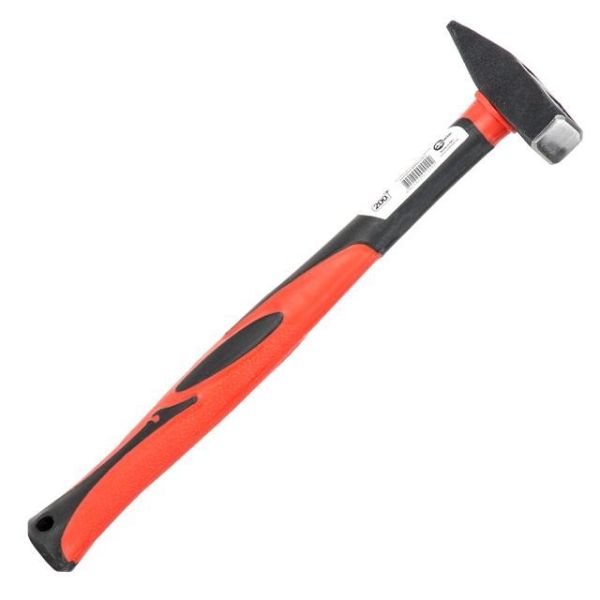 Молоток 200 г, ручка з фібергласу INTERTOOL HT-0202