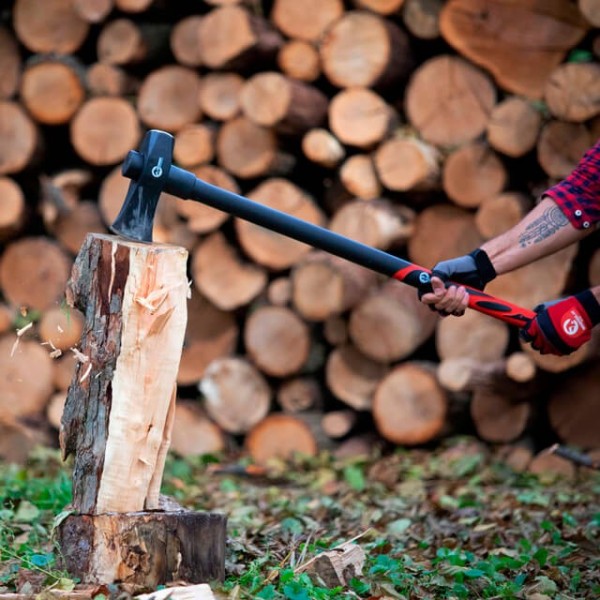 Колун кований 2500г, ручка з фібергласу INTERTOOL HT-0273