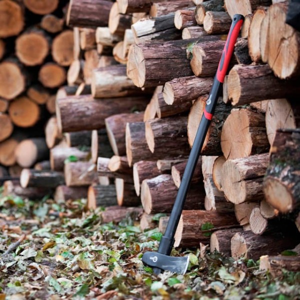 Колун кований 2500г, ручка з фібергласу INTERTOOL HT-0273