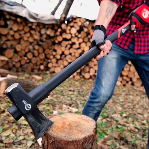 Колун кований 2500г, ручка з фібергласу INTERTOOL HT-0273