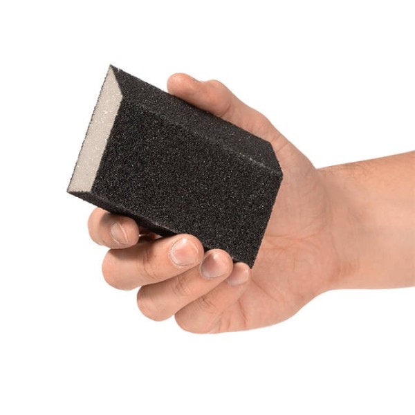 Губка для шліфування трапеція 110 * 75 * 54 * 25 мм, оксид алюмінію К60 INTERTOOL HT-0806