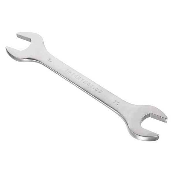 Набір ключів ріжкових, 12 шт 6-32 мм CrV INTERTOOL HT-1003