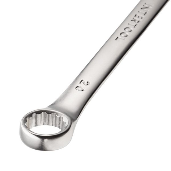 Ключ комбінований 20 мм Cr-V INTERTOOL HT-1220