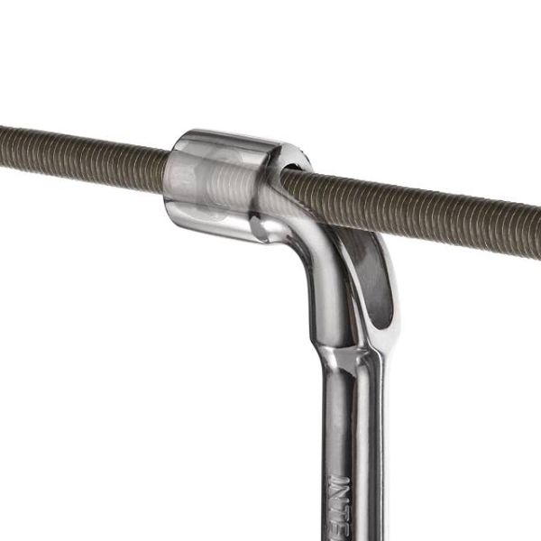 Ключ торцевий з отвором L-подібний 12 мм INTERTOOL HT-1612