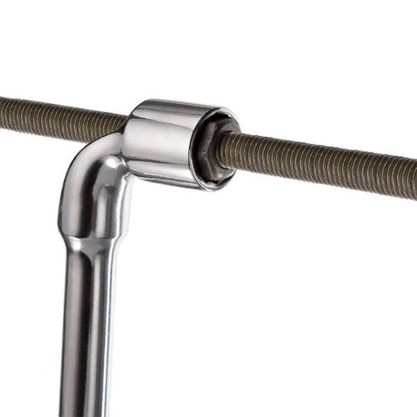 Ключ торцевий з отвором L-подібний 12 мм INTERTOOL HT-1612