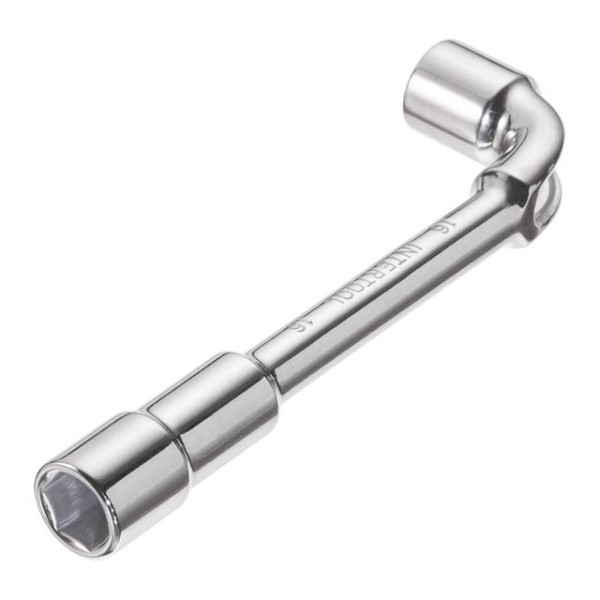 Ключ торцевий з отвором L-подібний 16 мм INTERTOOL HT-1616