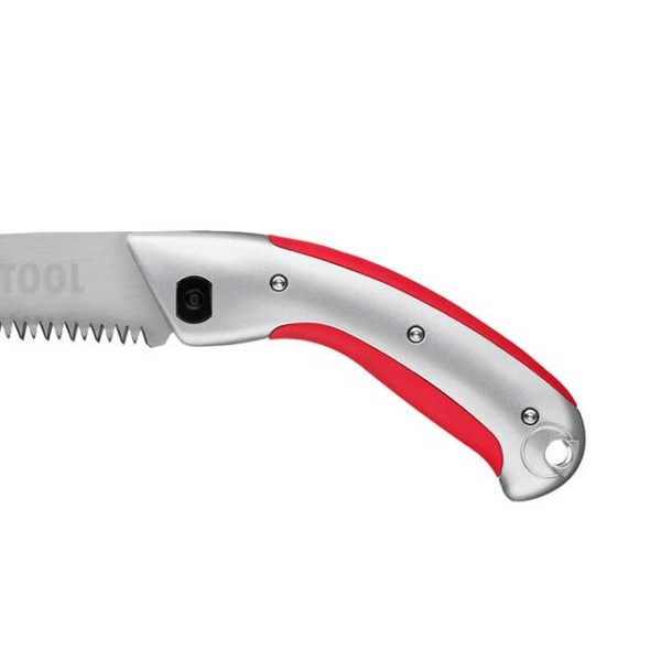 Ножівка садова вигнута 330 мм, з металевою ручкою, пластиковий чохол INTERTOOL HT-3146