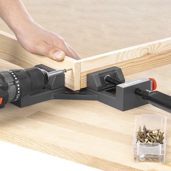 Струбцина кутова 90 градусів, ширина захвату 65 мм, система швидкої фіксації INTERTOOL HT-6042