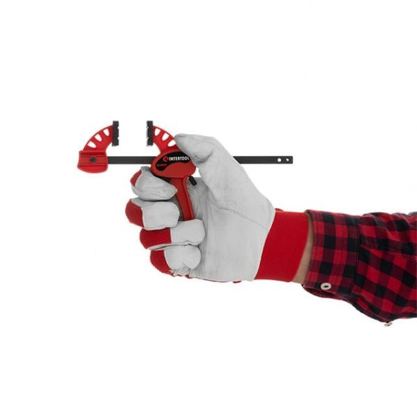 Струбцина автомат 100*30 мм, зусилля затиску до 10 кг INTERTOOL HT-6110