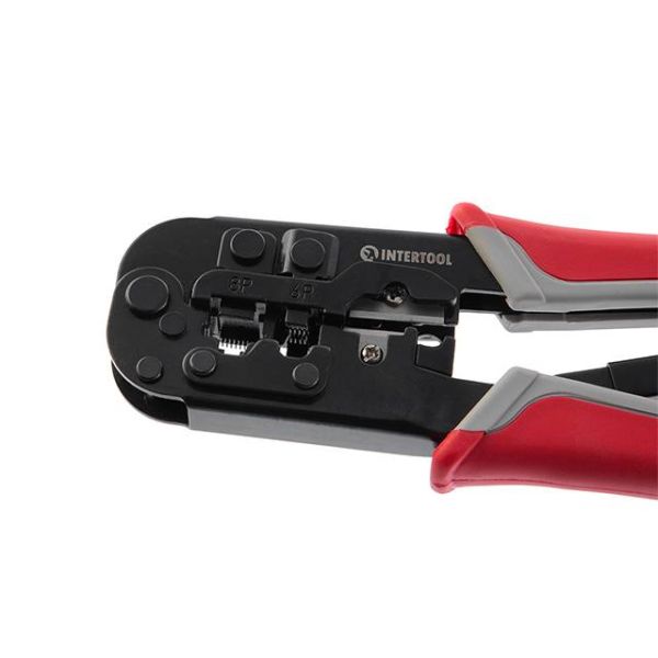 Кліщі для обтискання штекерів (RJ11 / RJ12 / RJ14) INTERTOOL HT-7052