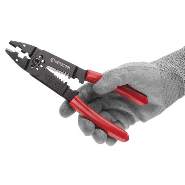 Кліщі обтискні (0,5 - 6,0 мм) INTERTOOL HT-7056