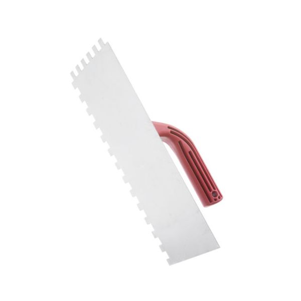 Затирачка сталева оцинкована 280*130мм, 10*10мм INTERTOOL KT-0007