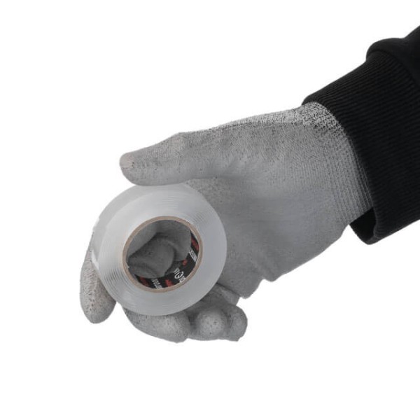 Стрічка клейка двостороння POWER FIX, 15 мм * 2 м * 1 мм, прозора, акрил, STORM INTERTOOL KT-0825