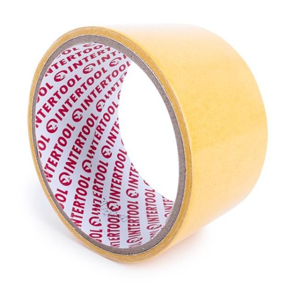 Скотч двосторонній 50 мм * 5 м на поліпропіленовій основі INTERTOOL KT-0951