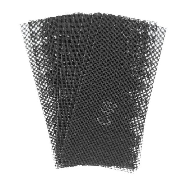 Сітка абразивна, 105 x 280 мм, К60, 10 шт. INTERTOOL KT-6006