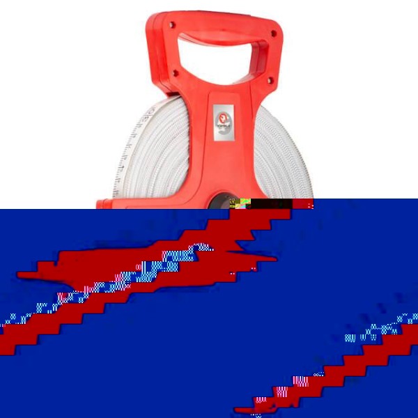Рулетка геодезична з полотном з скловолокна 100м * 13мм INTERTOOL MT-0760