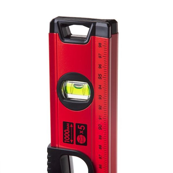 Рівень спеціальний 1000 мм, 5 вічок INTERTOOL MT-1010