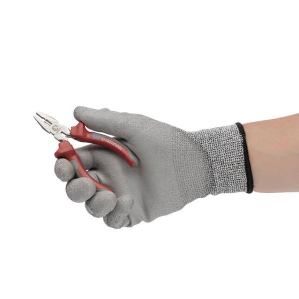 Плоскогубці прецизійні з двокомпонентними накладками на рукоятки, 115 мм INTERTOOL NT-0101