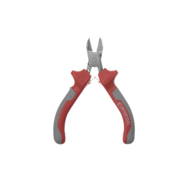 Бокорізи прецизійні комбіновані з двокомпонентними накладками на рукоятках, 115 мм INTERTOOL NT-0104