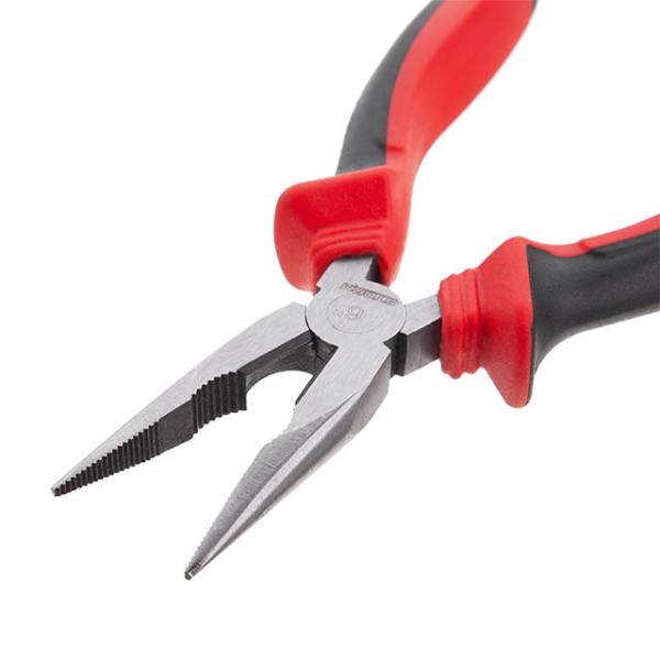 Довгогубці прямі 160 мм, 40CrV, фосфатовані, поліровані INTERTOOL NT-0136