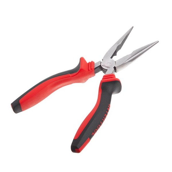 Довгогубці прямі 180 мм, 40CrV, фосфатовані, поліровані INTERTOOL NT-0138