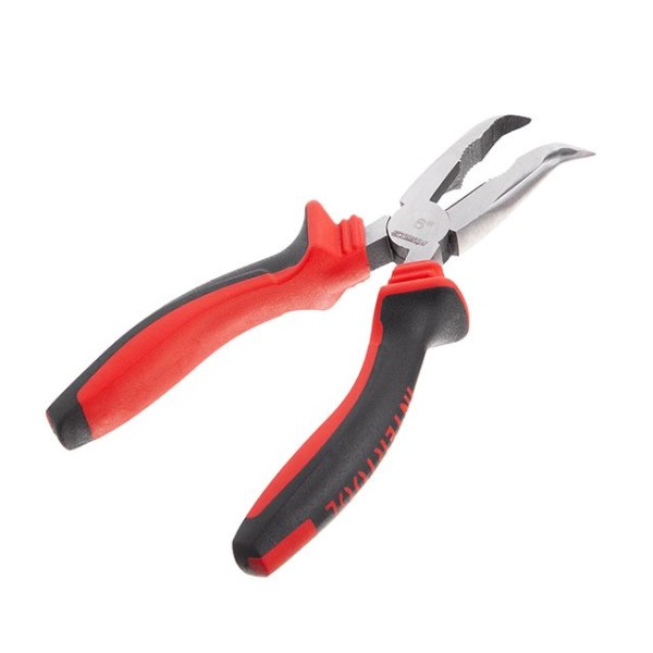 Довгогубці вигнуті 160 мм, 40CrV, фосфатовані, поліровані, STORM INTERTOOL NT-0146