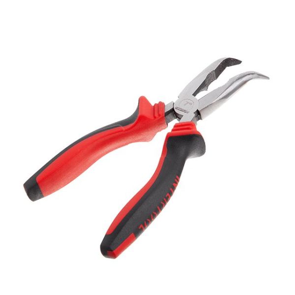 Довгогубці вигнуті 180 мм, 40CrV, фосфатовані, поліровані, STORM INTERTOOL NT-0148