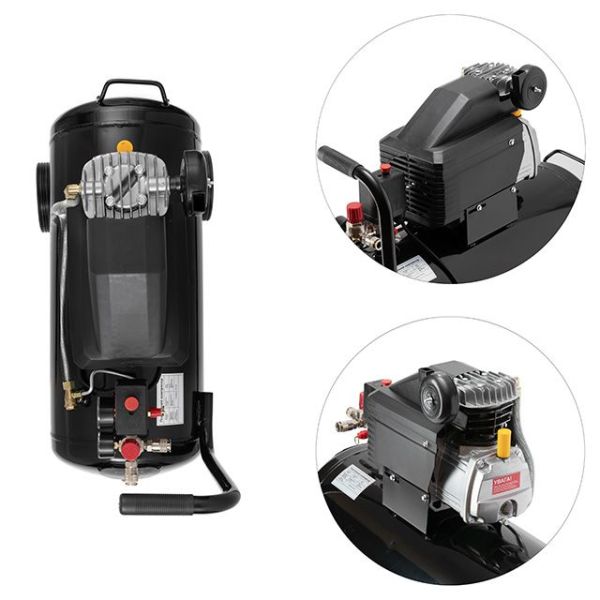 Компресор МК 50, 1.5 кВт, 220 В, 8 атм, 205 л/хв INTERTOOL PT-0021