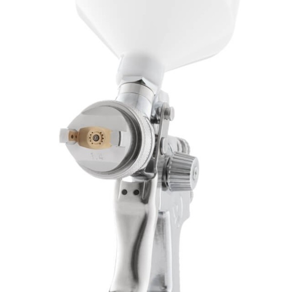 Фарбопульт пневматичний HVLP, форсунка 1.4 мм, верхній пластиковий бачок 600 мл, 3 бар INTERTOOL PT-0103