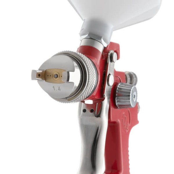 Фарбопульт пневматичний HVLP форсунка 1.4 мм, верхній пластиковий бачок 600 мл, 3 бар INTERTOOL PT-0104