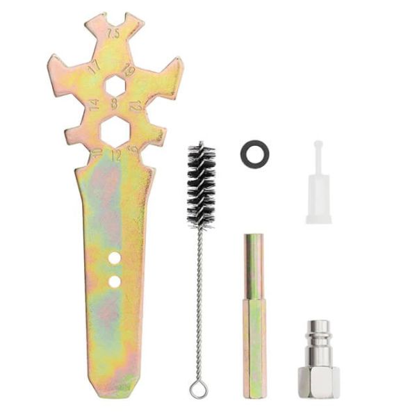 Фарбопульт пневматичний HP, форсунка 1,4 мм, верхній пластиковий бачок 600 мл, 5 бар INTERTOOL PT-0111