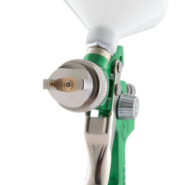 Фарбопульт пневматичний HVLP, форсунка 1.3 мм, верхній пластиковий бачок 600 мл, 3 бар INTERTOOL PT-0117