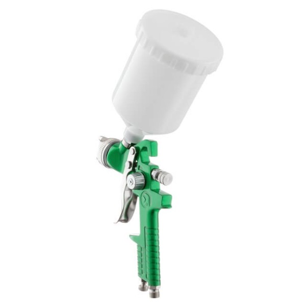 Фарбопульт пневматичний HVLP, форсунка 1.4 мм, верхній пластиковий бачок 600 мл, 3 бар INTERTOOL PT-0118