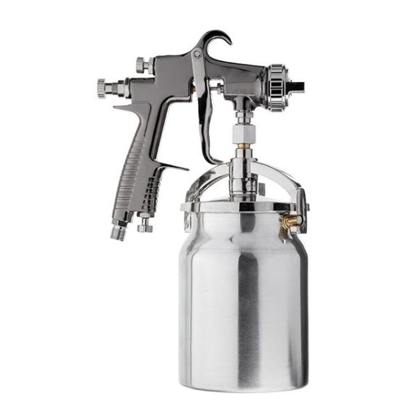 Фарбопульт пневматичний HP, форсунка 1,8 мм, нижній металевий бачок 1000 мл, 5 бар INTERTOOL PT-0140