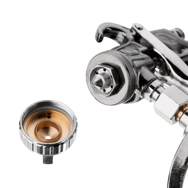 Фарбопульт пневматичний HP, форсунка 1,8 мм, нижній металевий бачок 1000 мл, 5 бар INTERTOOL PT-0140