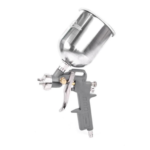 Фарбопульт пневматичний HP, форсунка 1.5 мм, верхній металевий бачок 600 мл, 5 bar INTERTOOL PT-0205