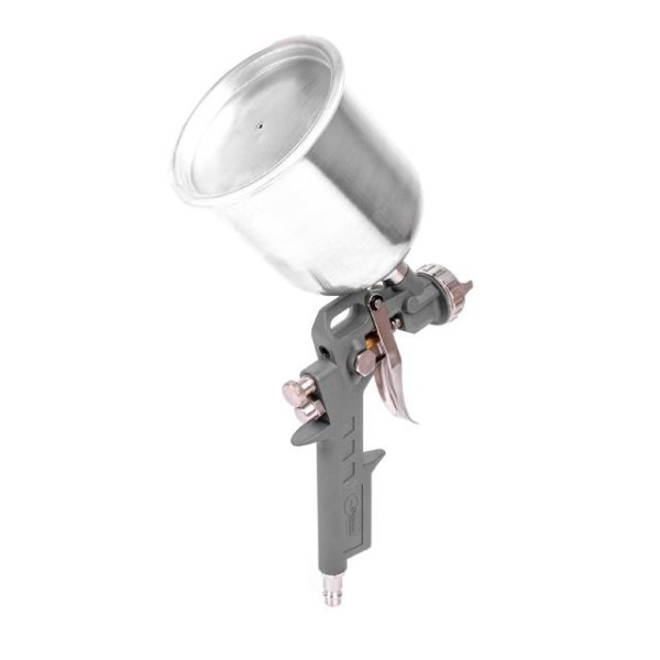 Фарбопульт пневматичний HP, форсунка 1.5 мм, верхній металевий бачок 600 мл, 5 bar INTERTOOL PT-0205