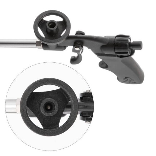 Пістолет для піни ручний, механічний, з тефлоновим покриттям трубки та тримача балону, зі змінними насадками INTERTOOL PT-0605