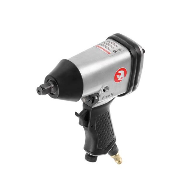 Гайковерт пневматичний у кейсі + набір головок 17 од. 1/2