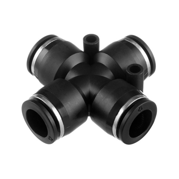 З'єднання цангове Х-подібне для поліуретанових та ін. шлангів 12 мм INTERTOOL PT-2369