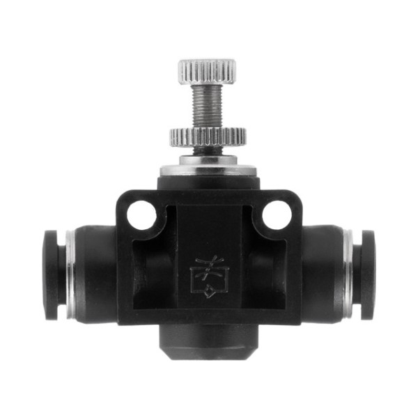 З'єднання цангове пряме з регулятором, для поліуретанових та ін. шлангів 8*8 мм INTERTOOL PT-2397