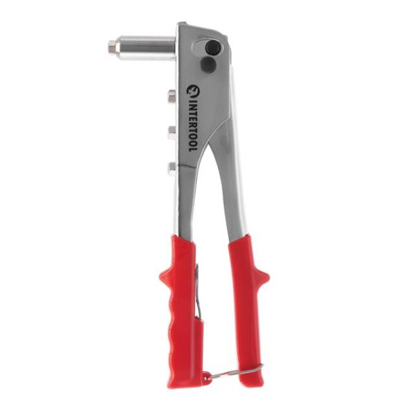 Пістолет заклепувальний ручний посилений, діаметр заклепки 2.4; 3.2; 4; 4.8 мм INTERTOOL RT-0004