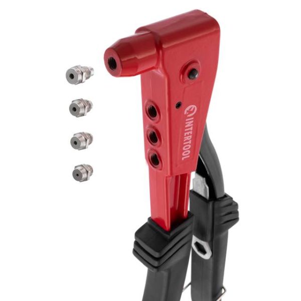 Пістолет заклепувальний ручний, діаметр заклепки - 3.2; 4; 4.8 мм INTERTOOL RT-0006