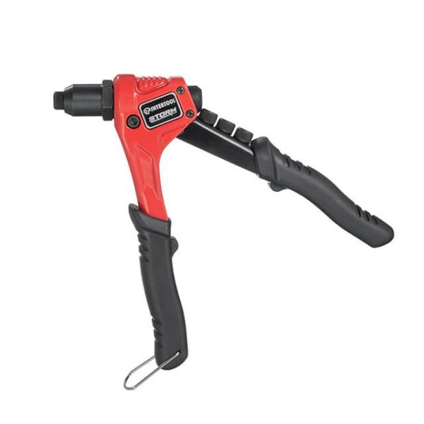 Пістолет заклепувальний ручний 200 мм, діаметр застосовуваної заклепки - 2.4, 3.2, 4, 4.8 мм, Storm INTERTOOL RT-0015