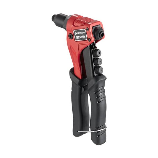 Пістолет заклепувальний ручний 200 мм, діаметр застосовуваної заклепки - 2.4, 3.2, 4, 4.8 мм, Storm INTERTOOL RT-0015