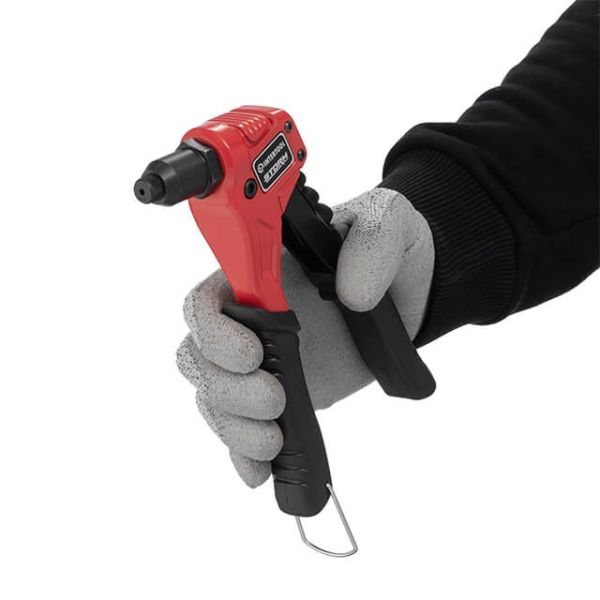 Пістолет заклепувальний ручний 200 мм, діаметр застосовуваної заклепки - 2.4, 3.2, 4, 4.8 мм, Storm INTERTOOL RT-0015