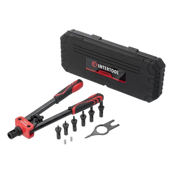 Пістолет заклепувальний для різьбових заклепок 360 мм, застосовувана заклепка - M3; M4; M5; M6; M8; M10 Storm INTERTOOL RT-0020