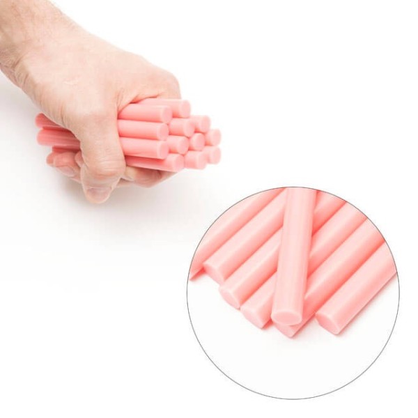 Комплект стрижнів клейових рожевих 11,2 мм * 100 мм, 12 шт. INTERTOOL RT-1045