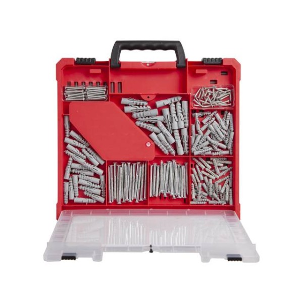 Набір свердл, дюбелів та біт 300 шт INTERTOOL SD-0051