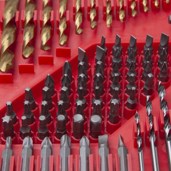 Набір свердл, дюбелів та біт 300 шт INTERTOOL SD-0051